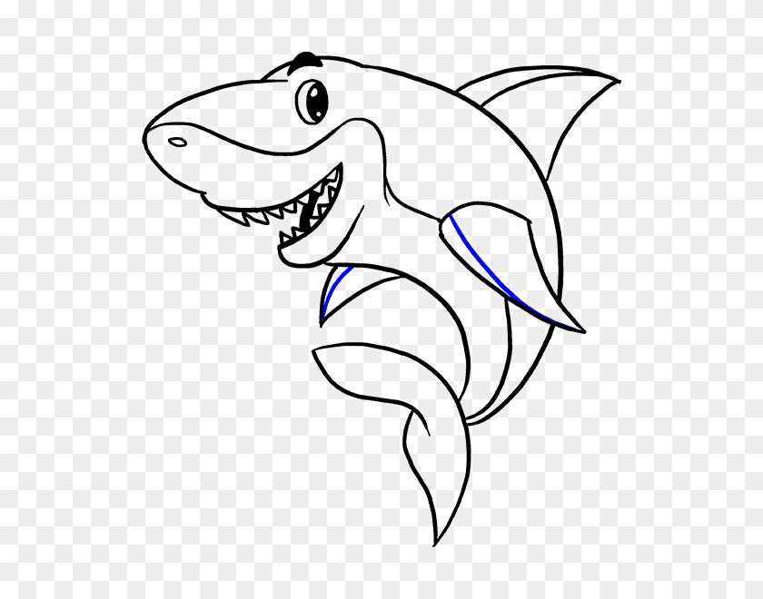 678x600 Imágenes De Tiburones De Dibujos Animados Grupo De Imágenes - Imágenes Prediseñadas De Ataque De Tiburón