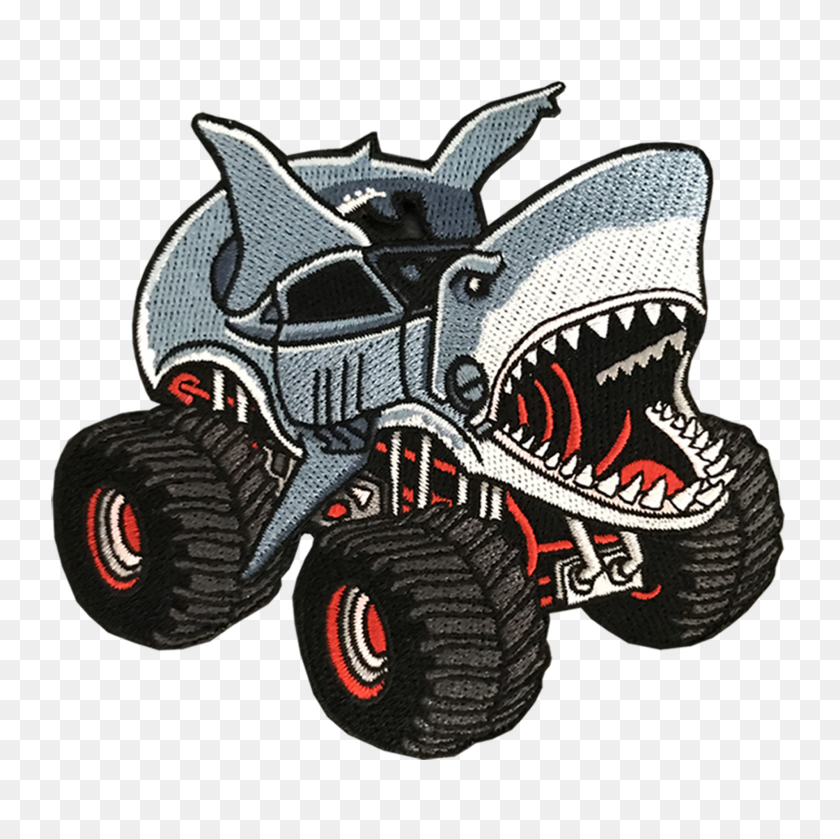 2000x2000 Shark Monster Truck - Monster Truck PNG