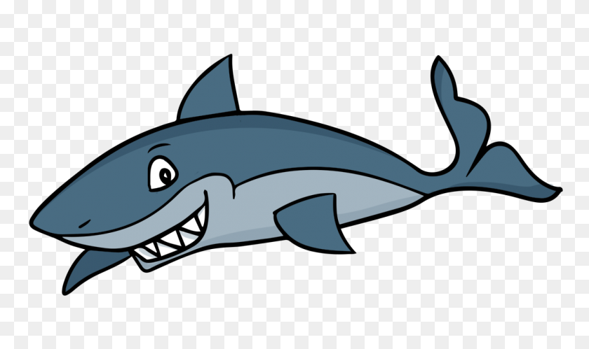 1082x610 Sharks Clip Art - Swimming In The Ocean Clipart