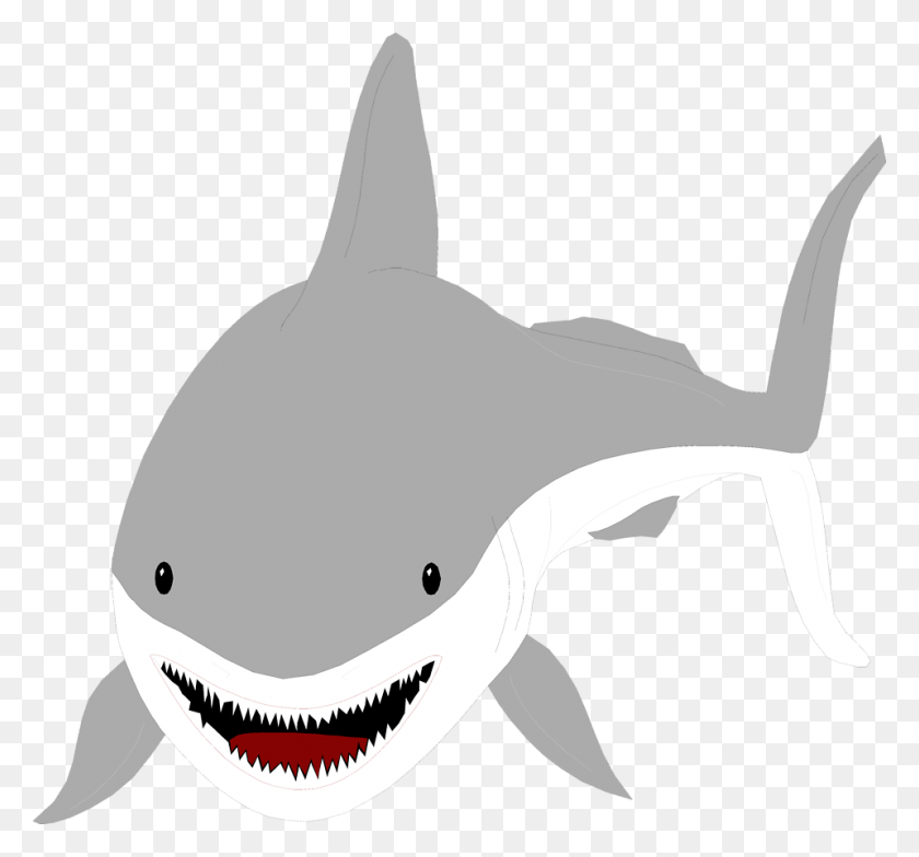 958x890 Sharkwhale Clipart Great White Shark - Cute Shark Clipart