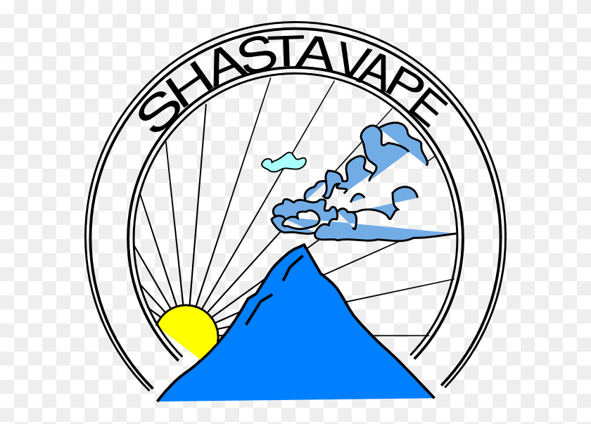 600x543 Shasta Vape Logo Clip Art - Vape Clipart