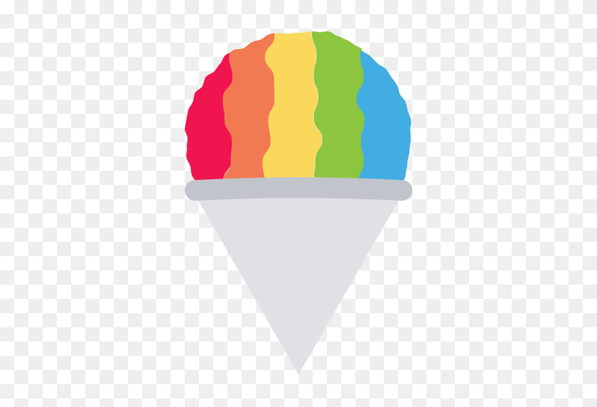 512x512 Shaved Ice Emoji Vector Icon Скачать Бесплатно Векторные Логотипы Art - Shaved Ice Clipart