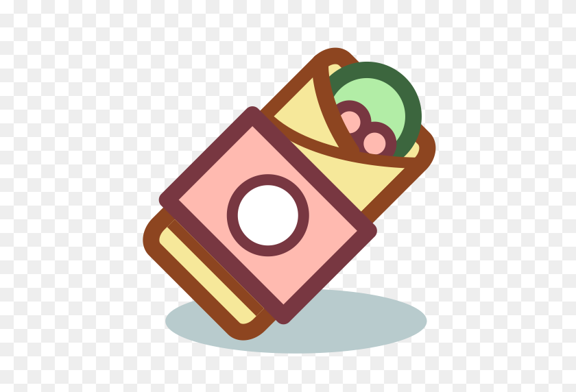 512x512 Shawarma, Food, Meat Icon With Png And Vector Format For Free - Meat PNG