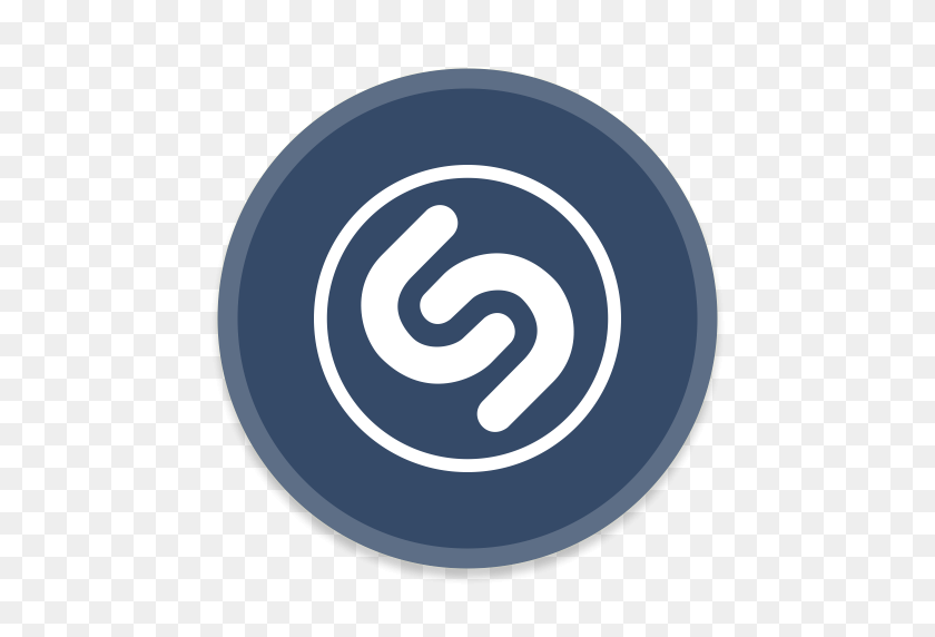 512x512 Значок Shazam Без Кнопок Пользовательского Интерфейса - Логотип Shazam Png