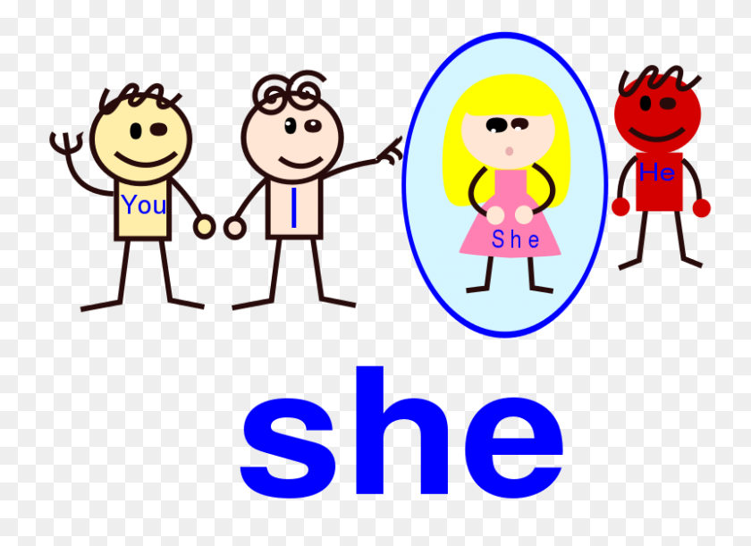 800x566 She Clipart - Daughter Clipart