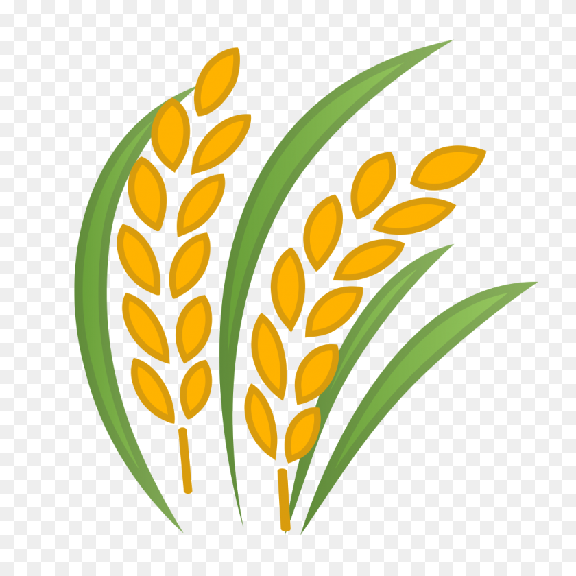 1024x1024 Sheaf Of Rice Icon Noto Emoji Animals Nature Iconset Google - Rice PNG