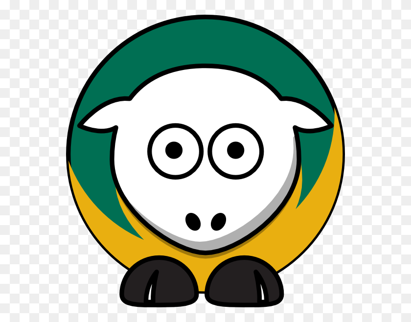570x598 Sheep - Raiders PNG