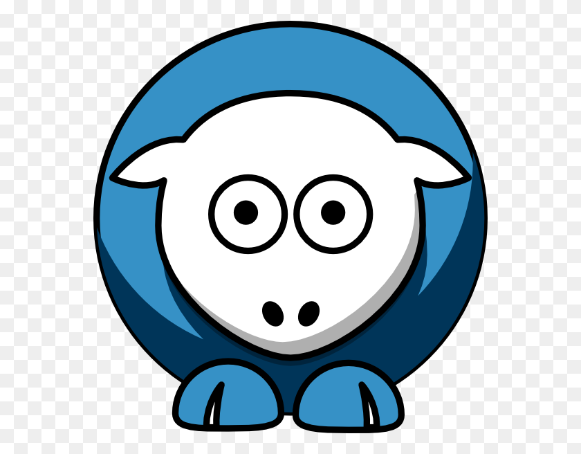 570x596 Sheep - Ram Head Clipart