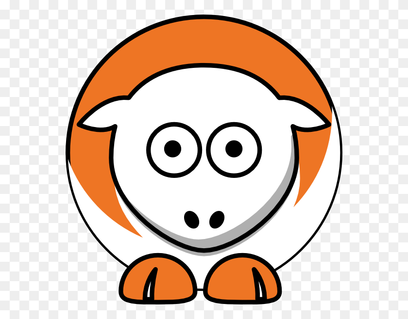 570x598 Sheep - Sheep Head Clipart