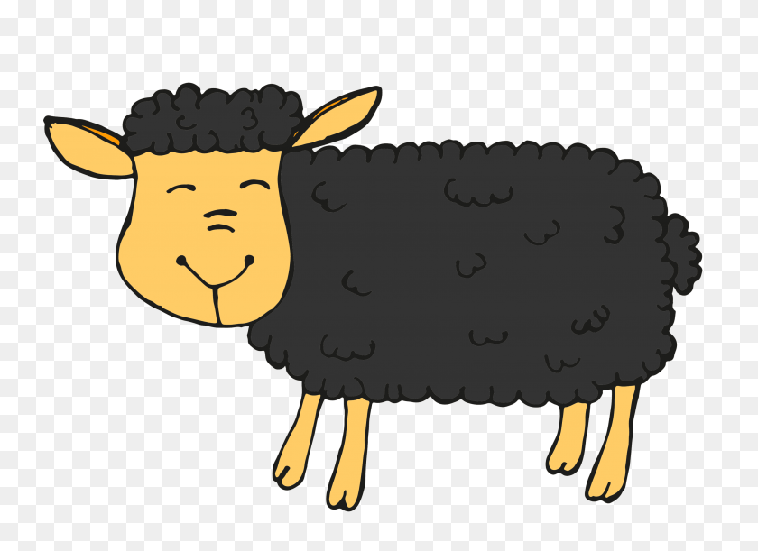 3508x2480 Овцы Бмв Картинки Крупного Рогатого Скота - Черная Овца Клипарт