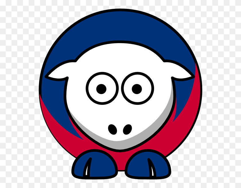 570x598 Sheep Chicago Cubs Team Colors Clip Arts Download - Chicago Cubs Logo Clip Art