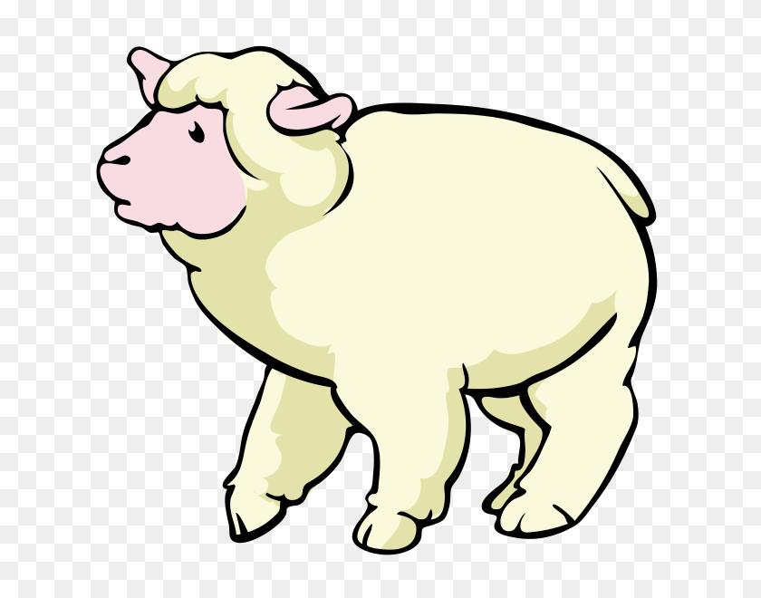 686x600 Sheep Clipart Small - Lamb Clipart Black And White