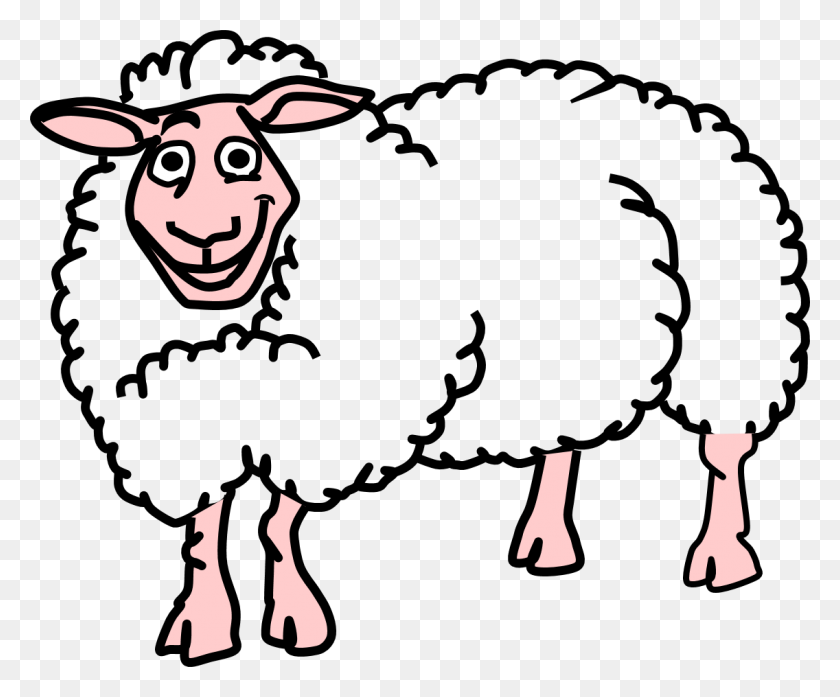 1136x928 Sheep Farm Animal Cartoon Illustration Clip Art Animals - Barn Animals Clipart