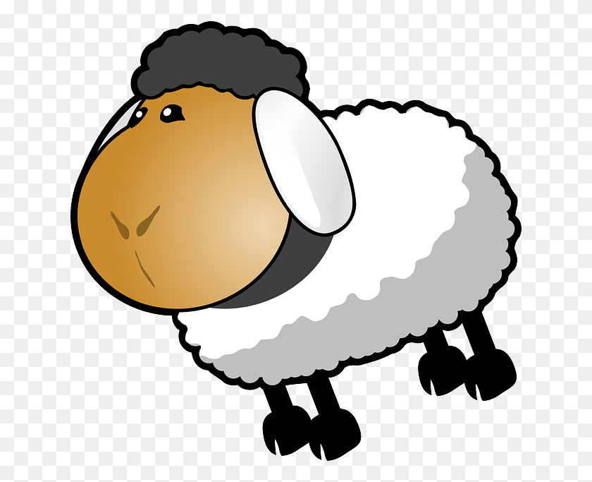 640x623 Sheep Head Clip Art - Oveja Clipart