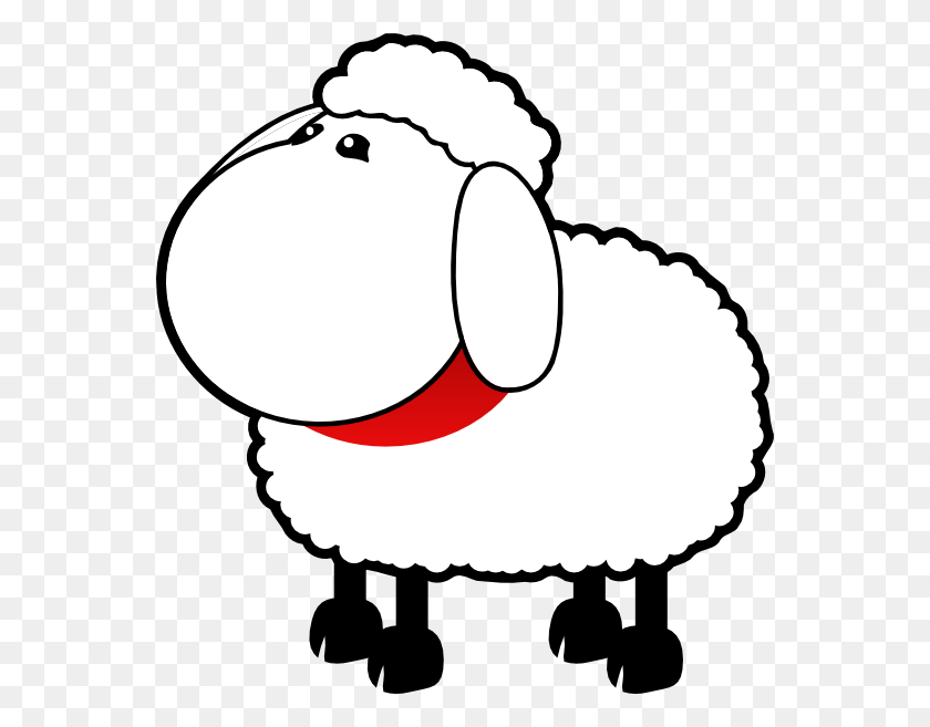 558x597 Sheep Mouth Clipart - Talking Mouth Clipart