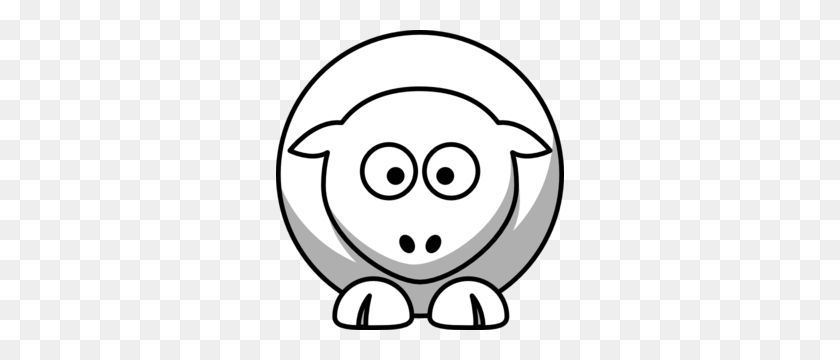 288x300 Sheep Png, Clip Art For Web - Sheep Face Clipart