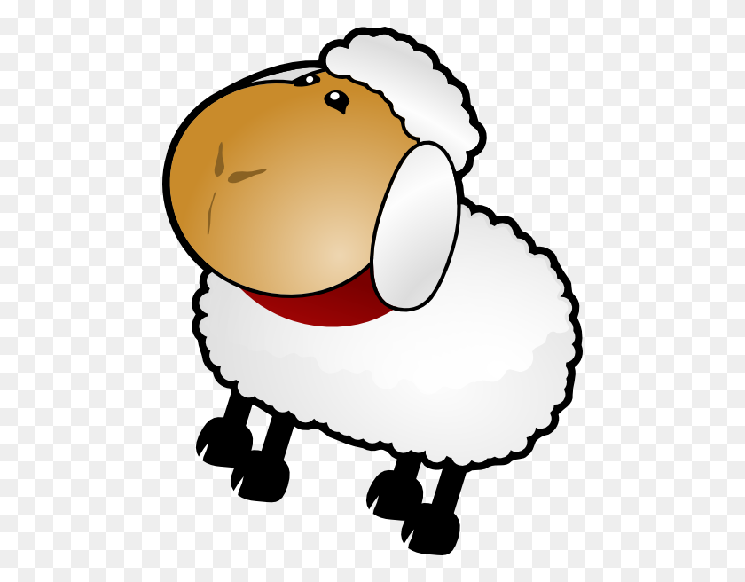 474x596 Овцы, Поворот Картинки - Симпатичный Ягненок Клипарт