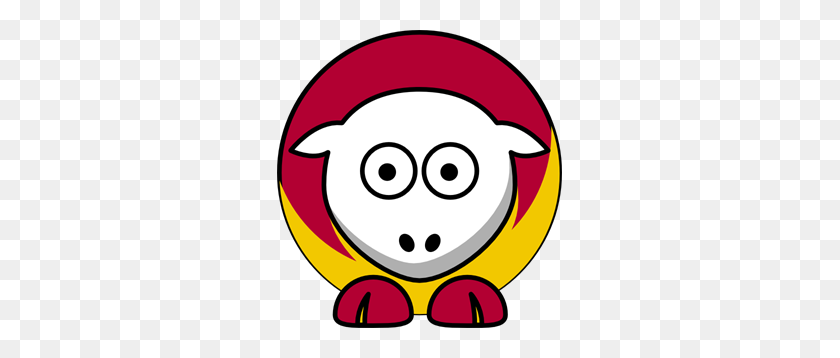 285x298 Sheep Toned Kansas City Chiefs Team Colors Png, Clip Art - Chiefs Logo PNG