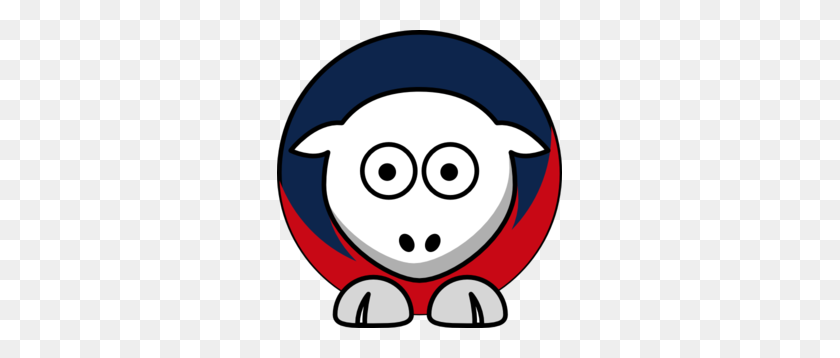 285x298 Sheep Toned New England Patriots Team Colors Clip Art - Patriots Logo Clipart