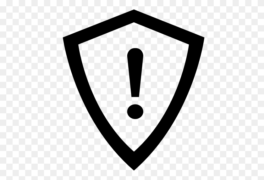 512x512 Sheild Alert Icon With Png And Vector Format For Free Unlimited - Sheild PNG