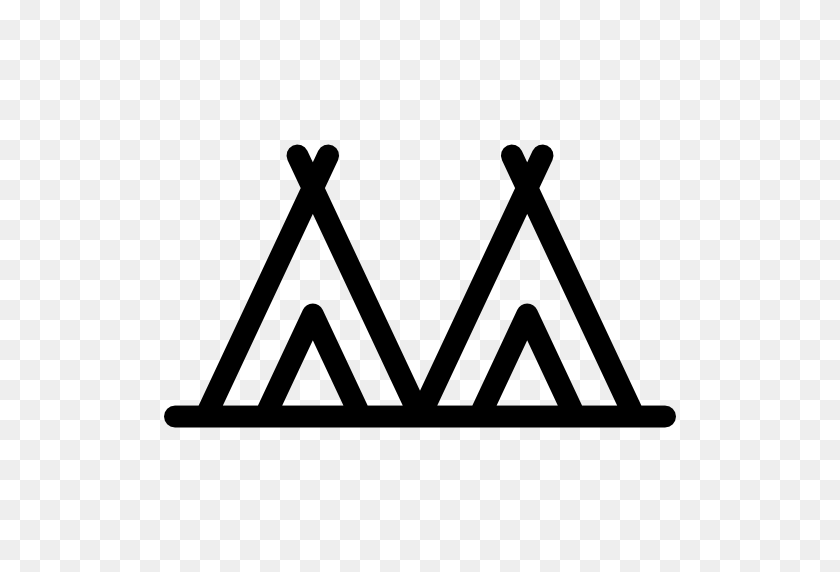 512x512 Shelter Icon - Indian Teepee Clipart