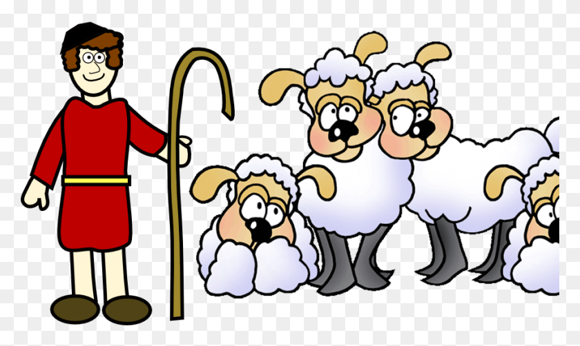 906x514 Shepherd Boy Clipart Shepherd Lamb - Jesus Shepherd Clipart