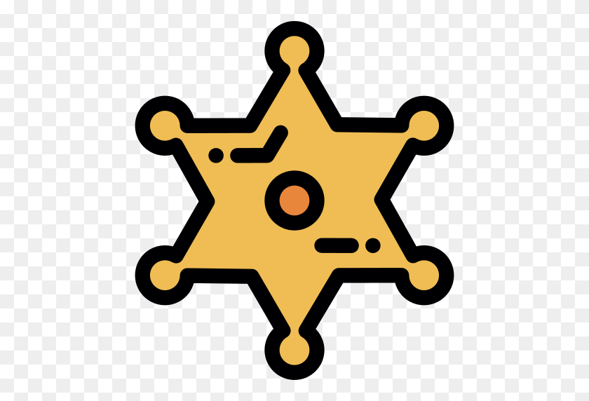 512x512 Sheriff Badge Png Icon - Sheriff Badge PNG
