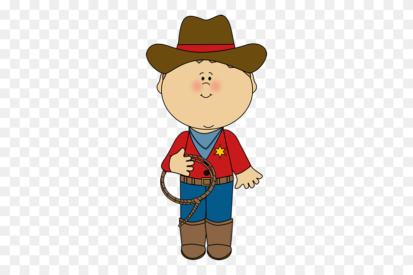 246x500 Sheriff Clip Art Free - Old West Clipart