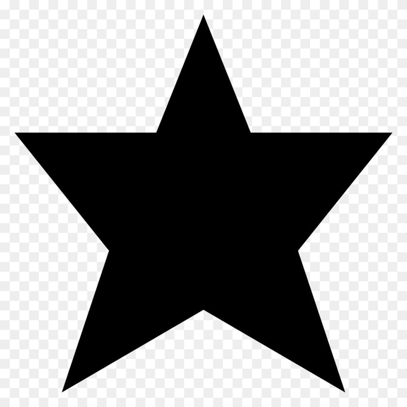 1000x1000 Sheriff Star Clip Art Black And White Usbdata - Sheriff Star Clipart
