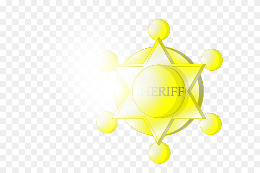 600x498 Sheriff Star Clip Art Free Vector - Sheriffs Badge Clipart
