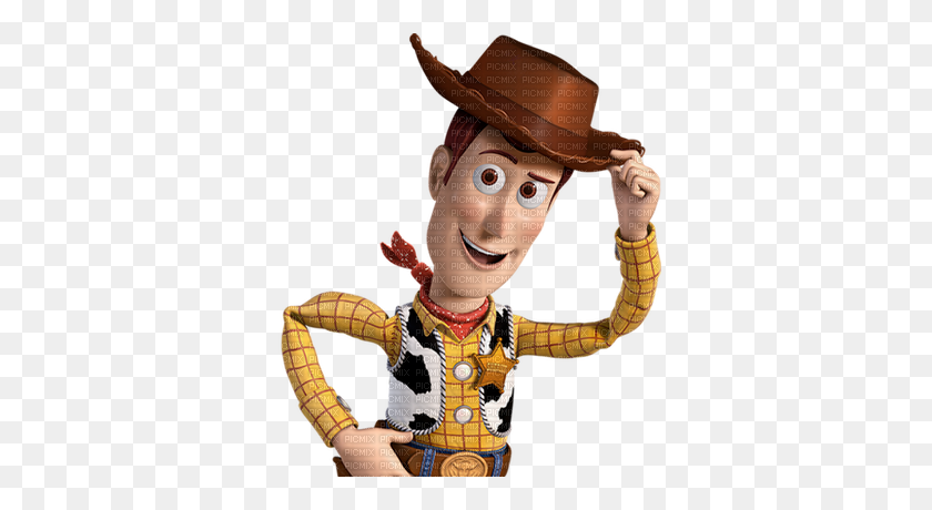 352x400 El Sheriff Woody, El Sheriff Woody De Toy Story Pixar Disney Cowboy Hero - Woody Toy Story Png