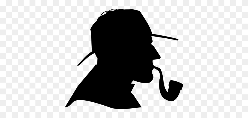 400x340 Sherlock Holmes Levanta Cada Voz Toastmasters Encontrando El Signo - Mystery Clipart