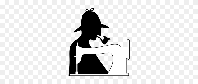 300x300 Sherlock Holmes Sewing - Sewing Stitches Clipart