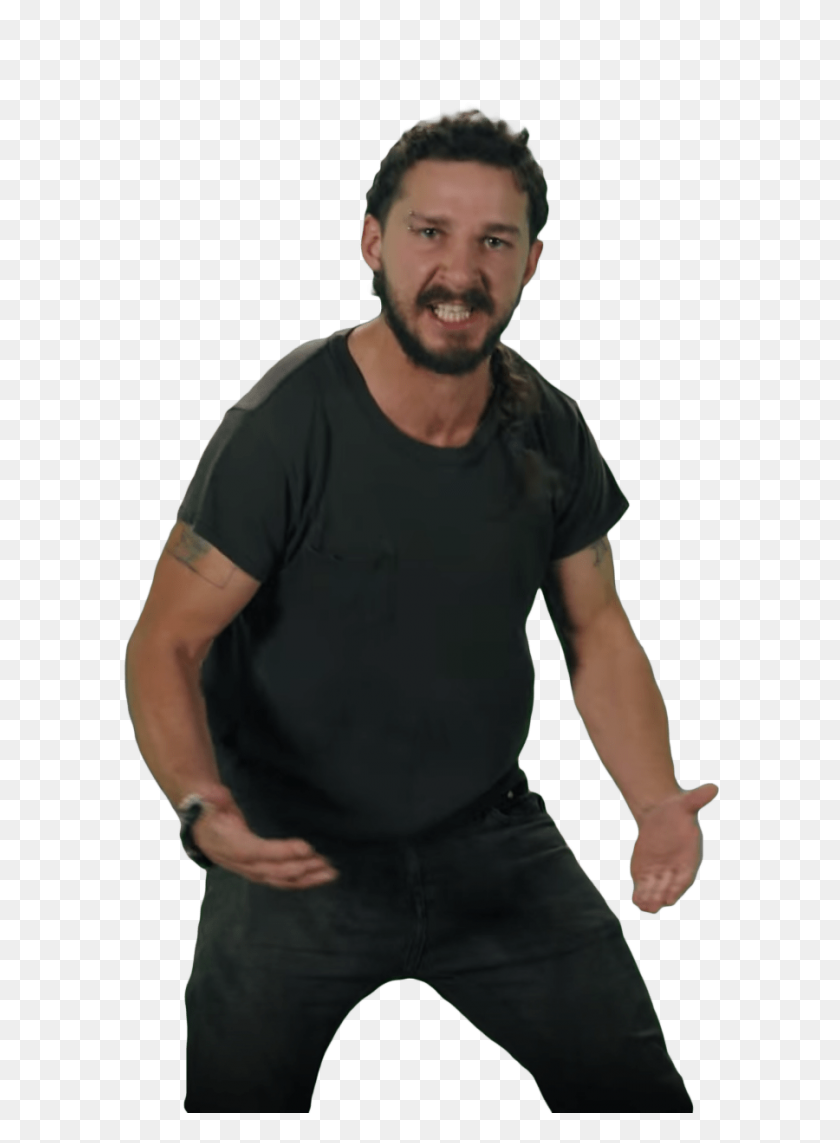 900x1250 Shia Labeouf Angry Transparent Png - Angry Man PNG