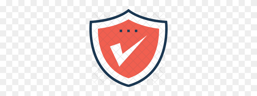256x256 Shield Icon - Shield Outline PNG