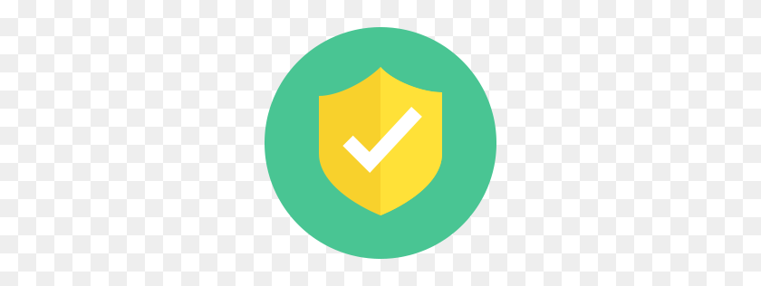 256x256 Shield Icon Flat - Security Icon PNG