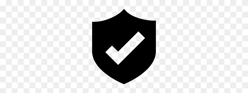 256x256 Shield Icon Glyph - Safety Icon PNG