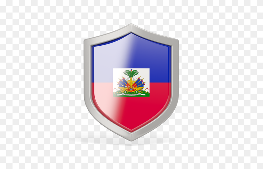 640x480 Значок Щита Иллюстрации Флага Гаити - Флаг Гаити Png