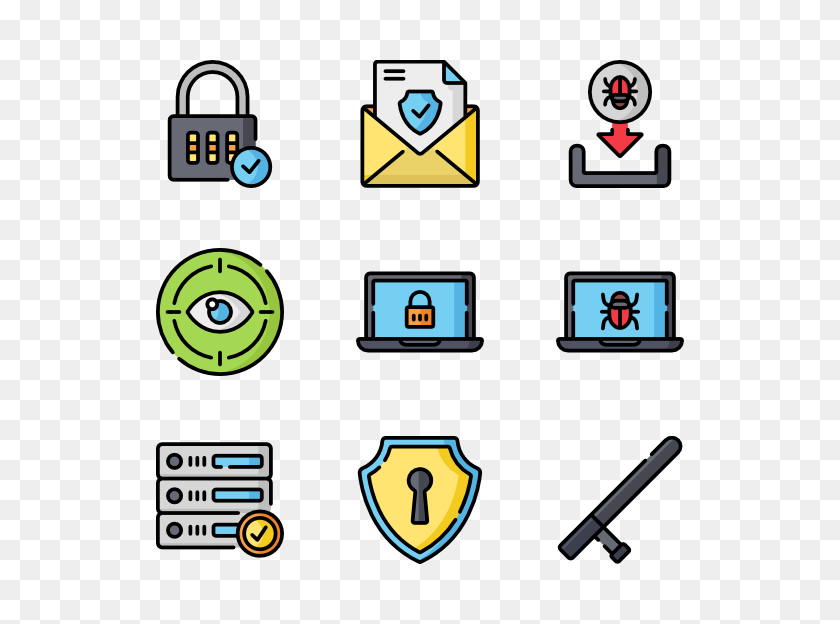 600x564 Shield Icons - Line PNG
