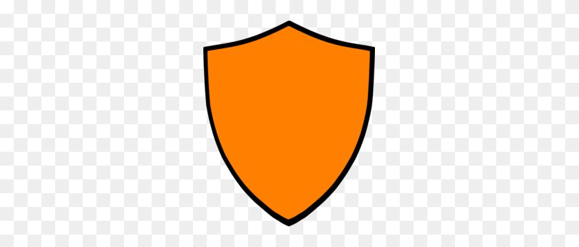 249x298 Shield Orange Clip Art - Shield Clipart