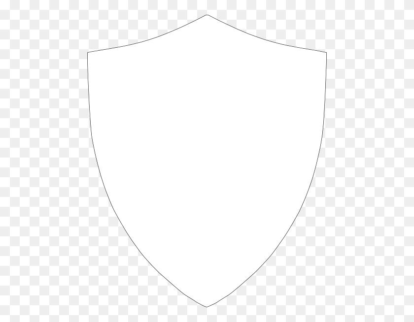 486x594 Shield Outline Clip Art Free Vector - Shield Clipart PNG