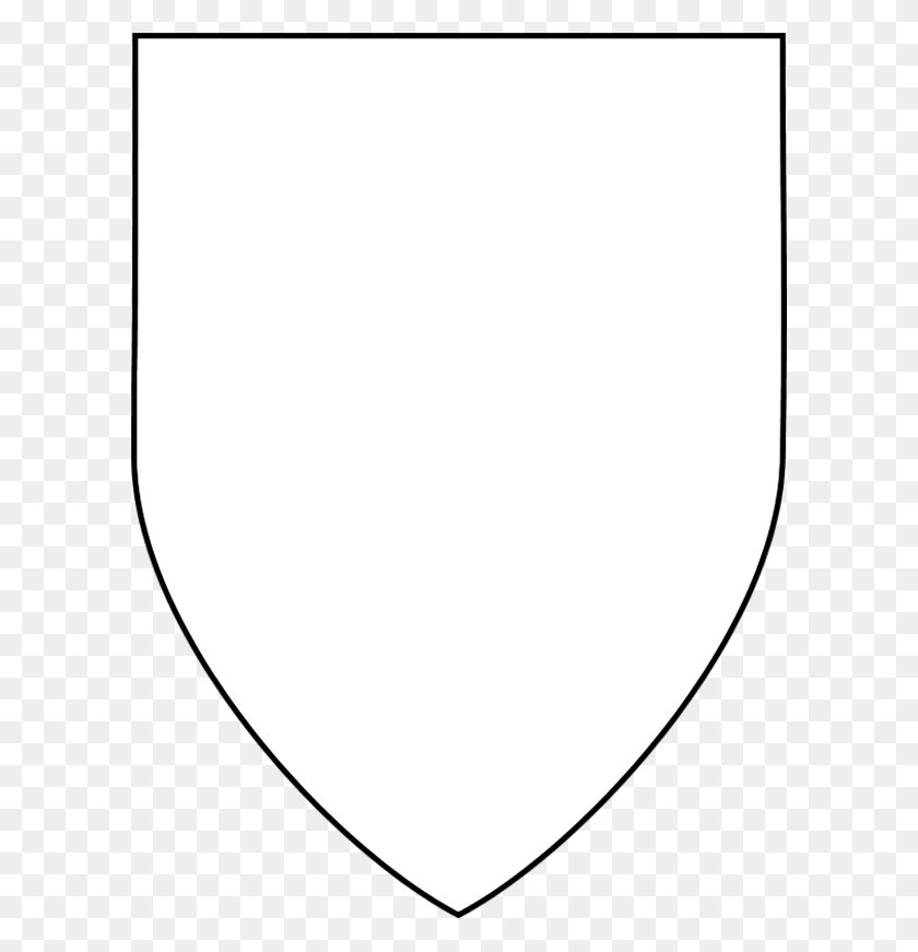 600x811 Shield Outline Coat Arms - Night Clipart Black And White