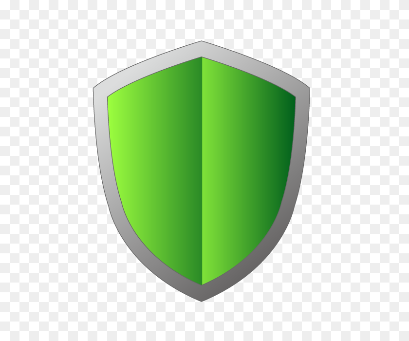 640x640 Shield Protect Prevent Medieval Green Gradation Shield - Shield Clipart Free