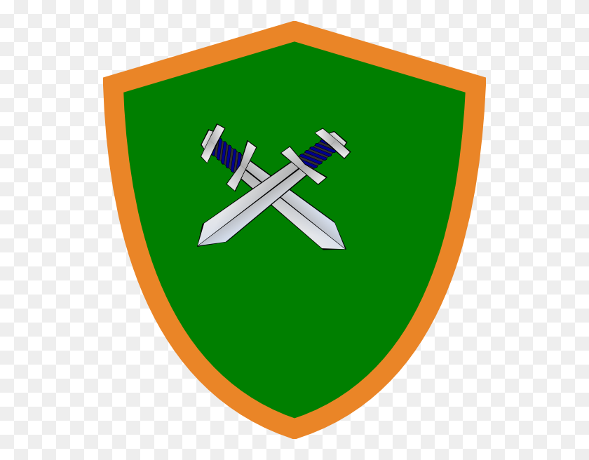 546x596 Shield Sword Png Clip Arts For Web - Sword Clipart