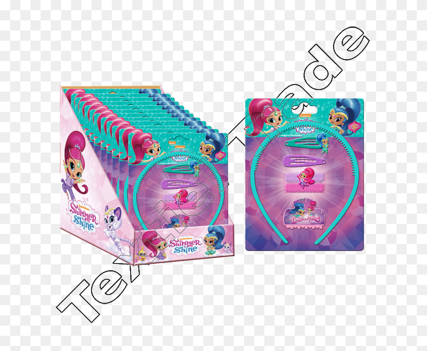 630x630 Shimmer And Shine Piezas De Cabello Set Textiel Trade - Shimmer And Shine Png