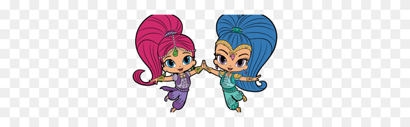 300x200 Shimmer And Shine Png Png Image - Shimmer And Shine PNG