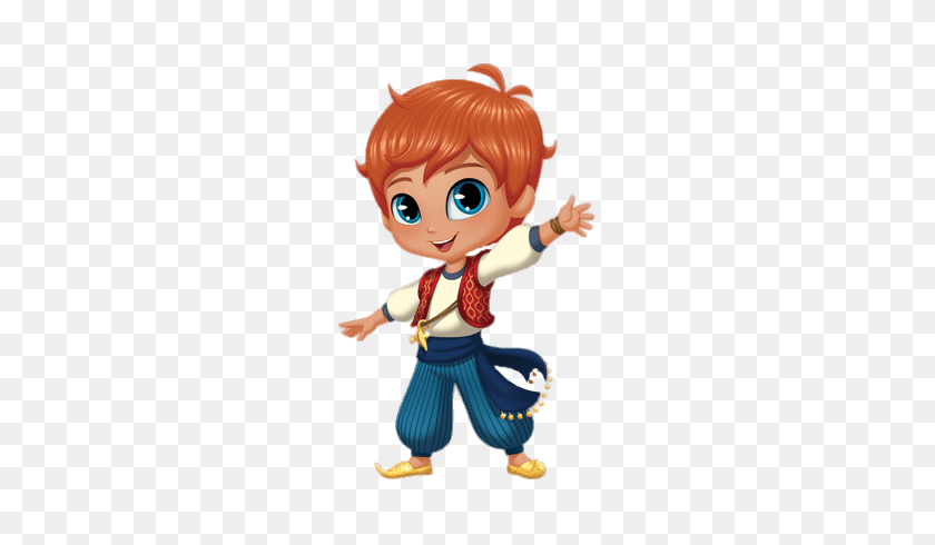 430x430 Shimmer And Shine Zac In Oriental Outfit Transparent Png - Shimmer And Shine PNG