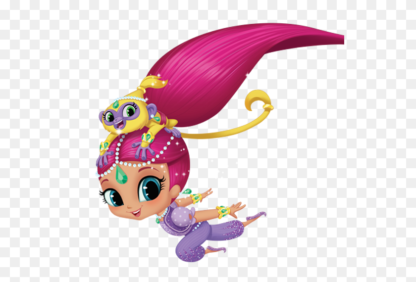 550x510 Shimmer Desde Shimmer Y Shine Nickelodeon - Shimmer And Shine PNG