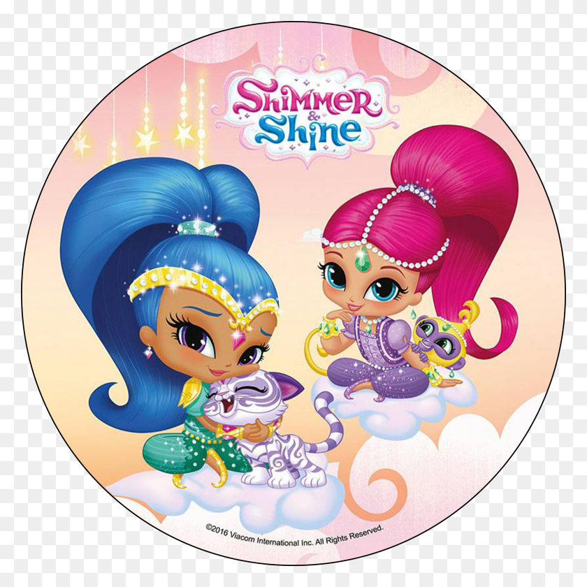 2362x2362 Shimmer Shine Cakes In Cup Casablanca - Shimmer And Shine PNG Images