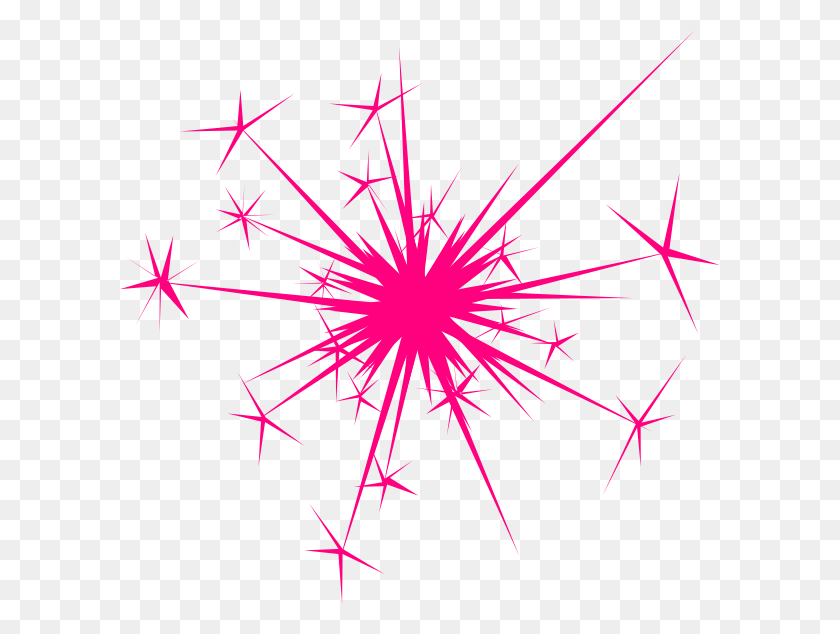 600x574 Shine Clip Art - Pink Sparkles PNG